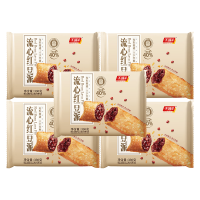 千味央厨红豆派金黄酥皮焦脆口感软糯香甜薄厚均匀330g*5袋(包装随机)