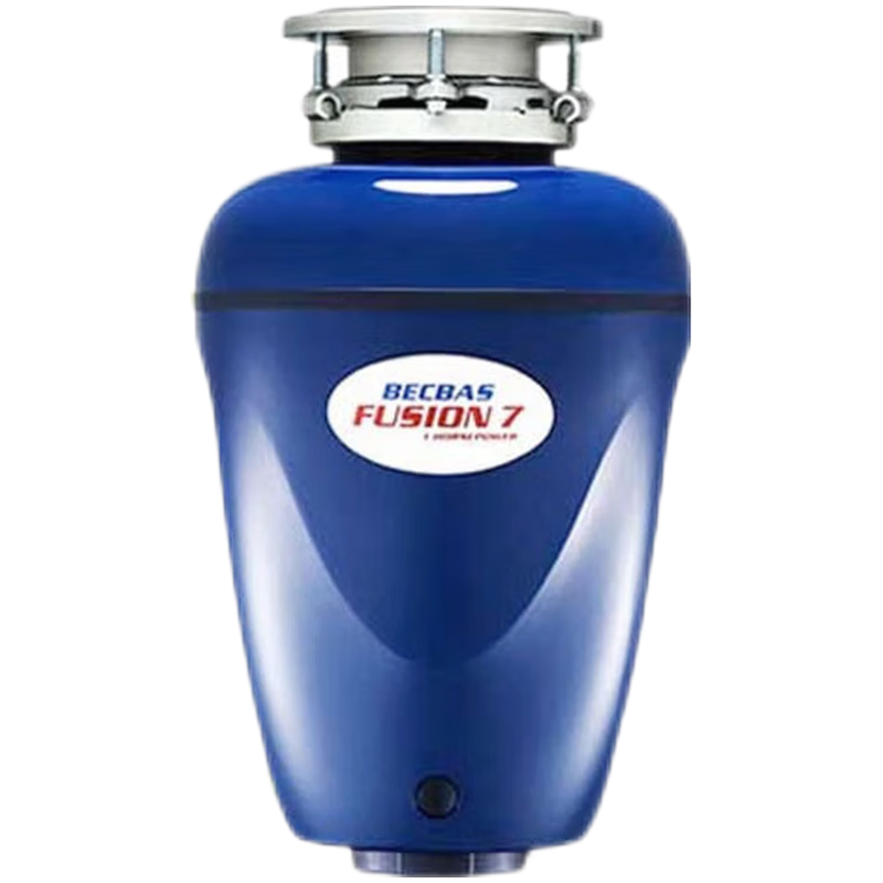 [新品]贝克巴斯垃圾处理器F7emc 磁感应开关水槽食物垃圾处理器家用厨房厨余粉碎机心安开关免打孔