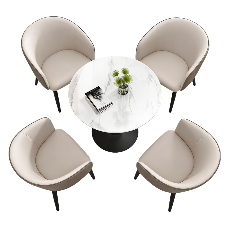 豫众诺 接待桌椅组合 一桌四椅 套