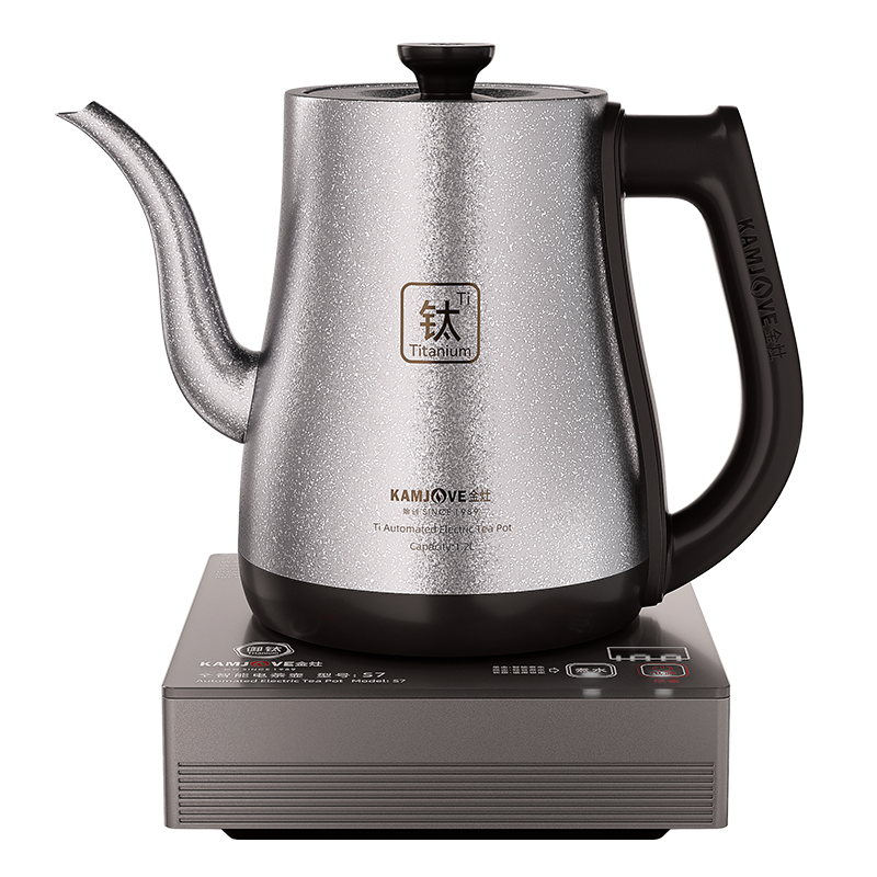 金灶S7钛材烧水壶新款家用电热水壶保温一体全自动电水壶煮水专用