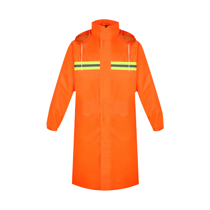 四万公里反光雨衣连体应急救援值勤交通施工防洪服[橙色L]