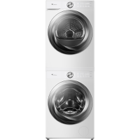 小天鹅(LittleSwan)洗烘套装[小乌梅2.0奶油白]10KG滚筒洗衣机+变频热泵烘干机 s83+s83