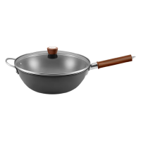 双立人铁制炒锅32cm导热快速均匀Enjoy系列1027148