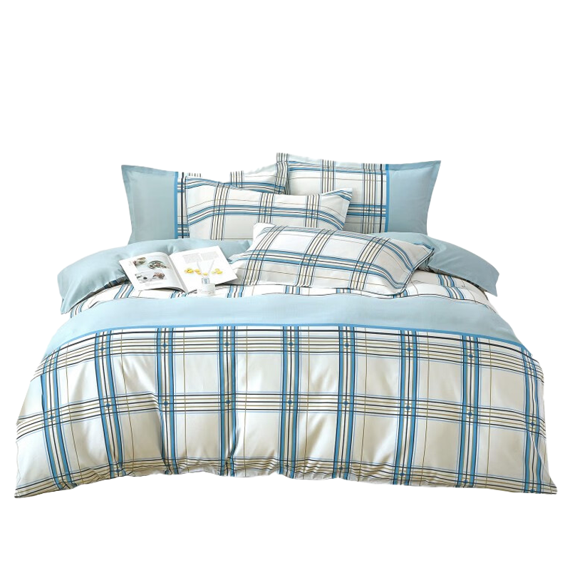 天琴床品四件套230*250柔软舒适轻尘初静时韵贵妃绒TQ-T171