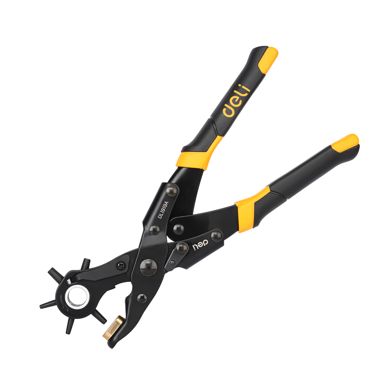 得力(deli)DL1919A升级款重型省力打孔钳 皮带打洞器多功能打眼器 9英寸 1把