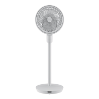 艾曼达电风扇空气循环扇落地扇家用轻音3D台立式涡轮对流负离子电风扇C2