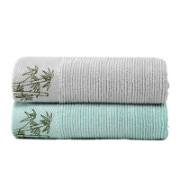 天琴毛巾礼盒34*74柔软舒适强韧耐用竹语TQ-Y129(颜色随机)