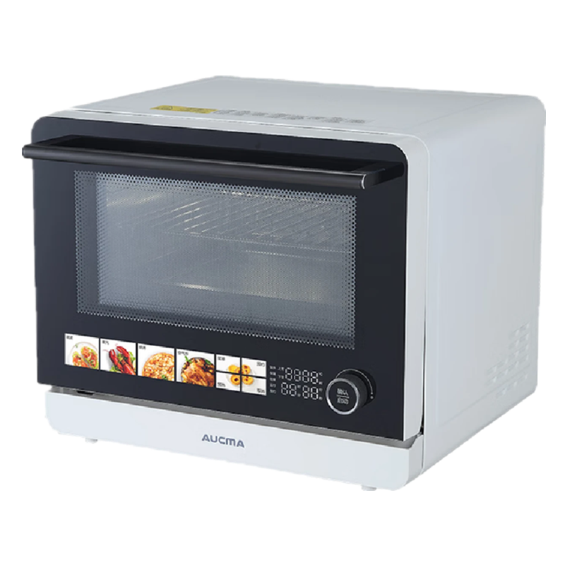 澳柯玛厨魔方微蒸烤一体机25L智能变频微波炉烤箱蒸箱 家商用空气炸锅AZK25-LF02