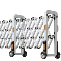 鋆珑 铝合金伸缩围栏隔离护栏 高1.6米 米