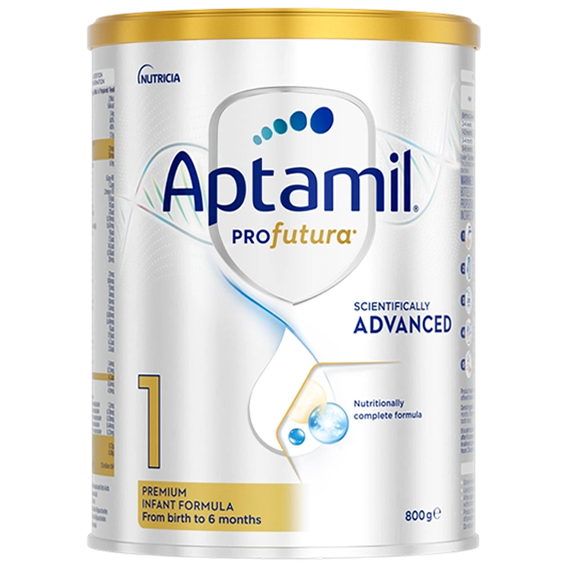 [6罐装]Aptamil澳洲原装进口爱他美白金版1段0-6个月婴幼儿配方奶粉800g