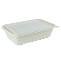 熊晟 可降解环保一次性餐盒 850ml 300个/箱