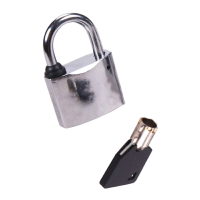 润泰博源 RT-20BS 35mm*40mm 合金通开挂锁 (计价单位:个) 银色