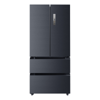 美的508L法式多门双开四门双系统双循环无霜一级大容量家用冰箱