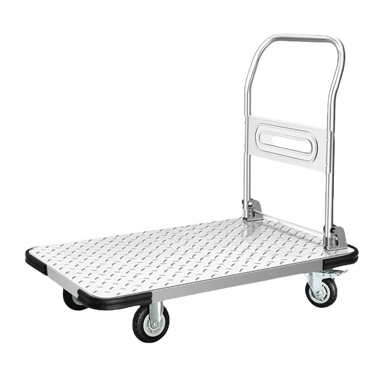 鑫睿辉 重型钢板小推车 载重600斤4寸轮 台
