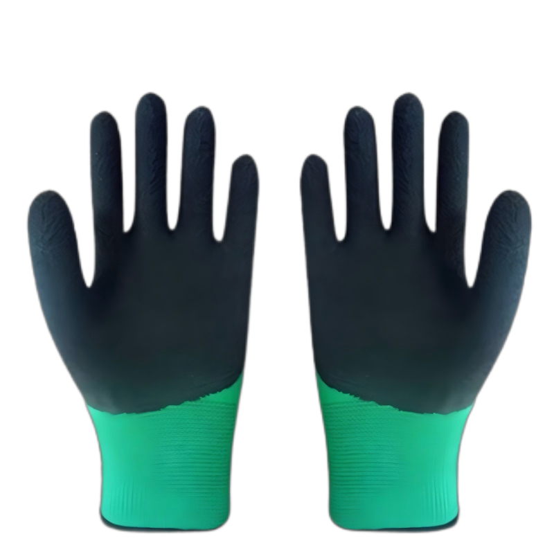 卓凡舒 绿色大半挂手套 均码 双