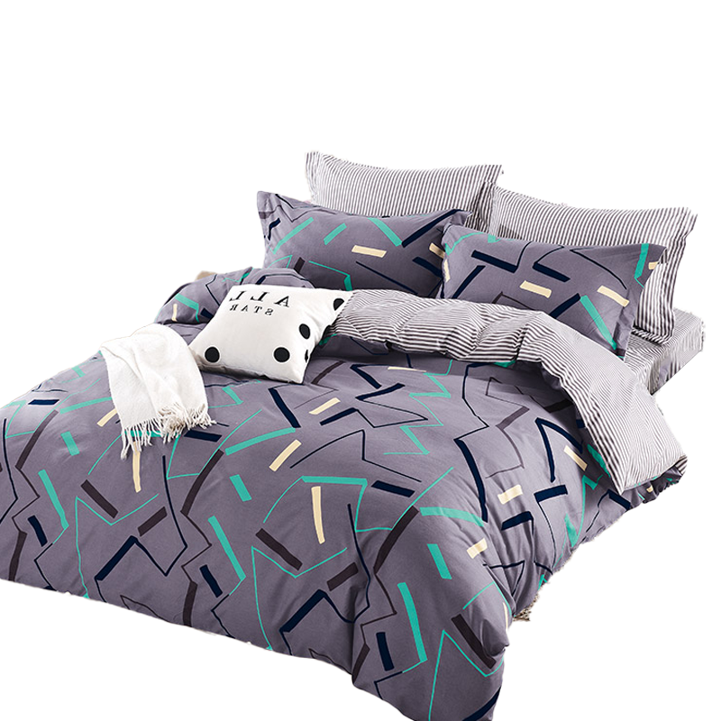 天琴床品四件套230*250柔软舒适韵律时韵贵妃绒TQ-T102