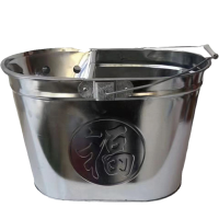 老房太太 铁拖布水桶 400*230*260mm 拖把桶 铁皮拖地桶 加深脱水拖布桶 L295/个