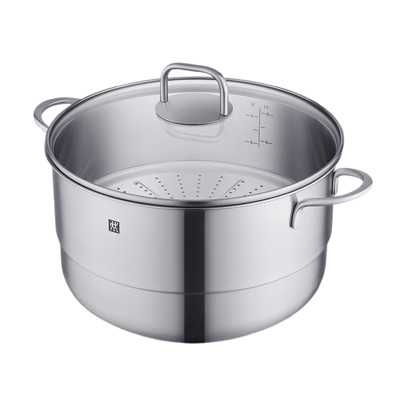 双立人蒸汤两用锅28cm上蒸下煮NovaPlus款1033823