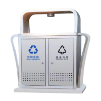 鑫睿辉 不锈钢垃圾桶 91*38*97cm 个