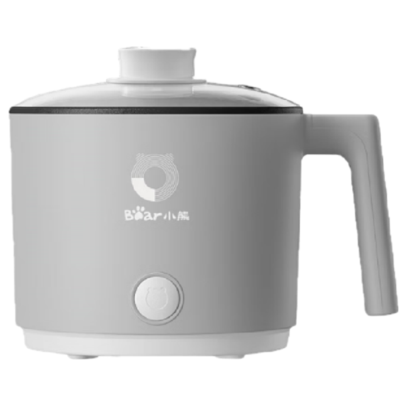 小熊(Bear)电煮锅 宿舍小电锅泡面小火锅 多用途锅多功能蒸煮一体1.7L电热锅DRG-V17K3