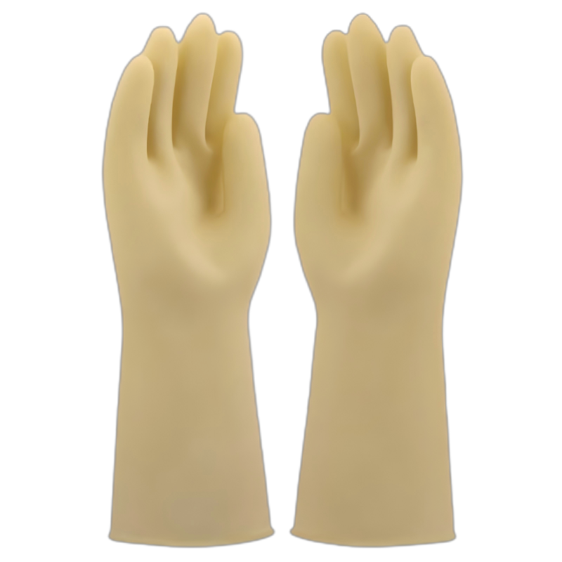 卓凡舒 浸塑手套 浅黄 双