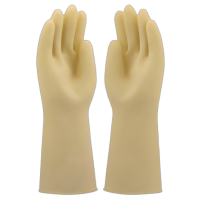 卓凡舒 浸塑手套 浅黄 双