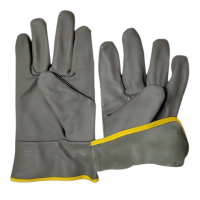 卓凡舒 头层牛皮短电焊手套 均码 双