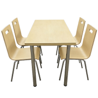 豫众诺 餐桌椅 四人位 套