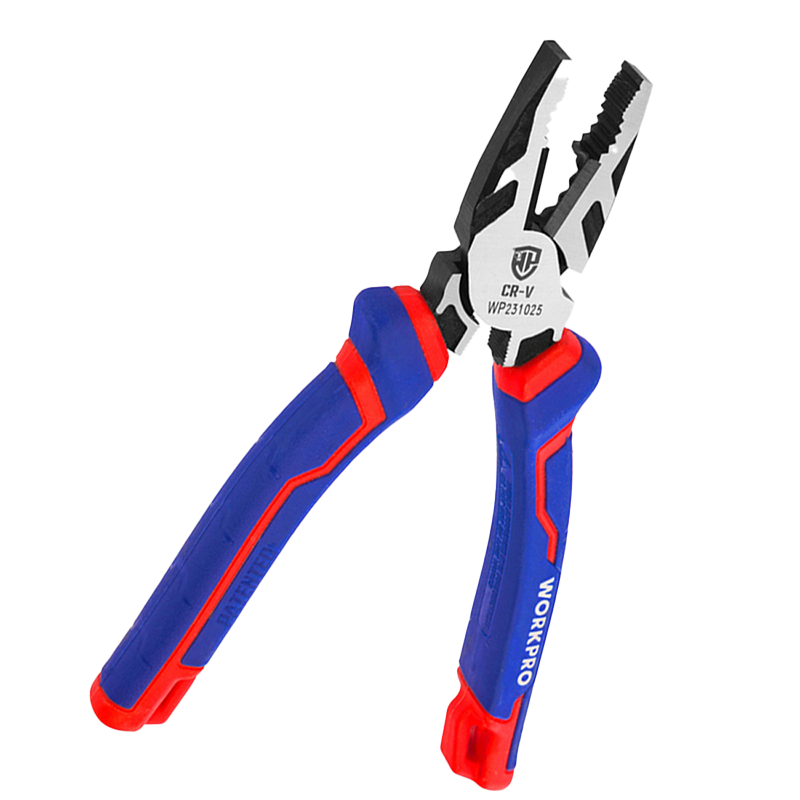 万克宝 7”三色柄偏心钢丝钳 WP231025 把