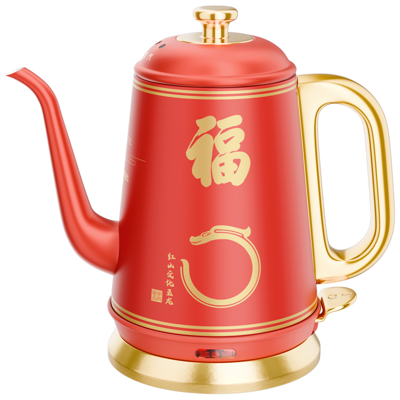 金灶故宫宫廷文化联名烧水壶煮水壶泡茶专用电热水壶婚庆乔迁礼物