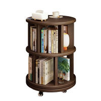 珂攸洋旋转实木书架个