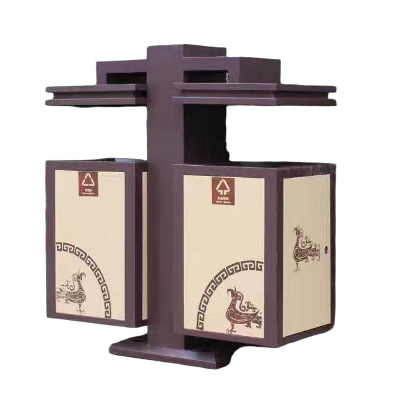 鑫睿辉 仿古户外垃圾桶 80*40*96cm 个