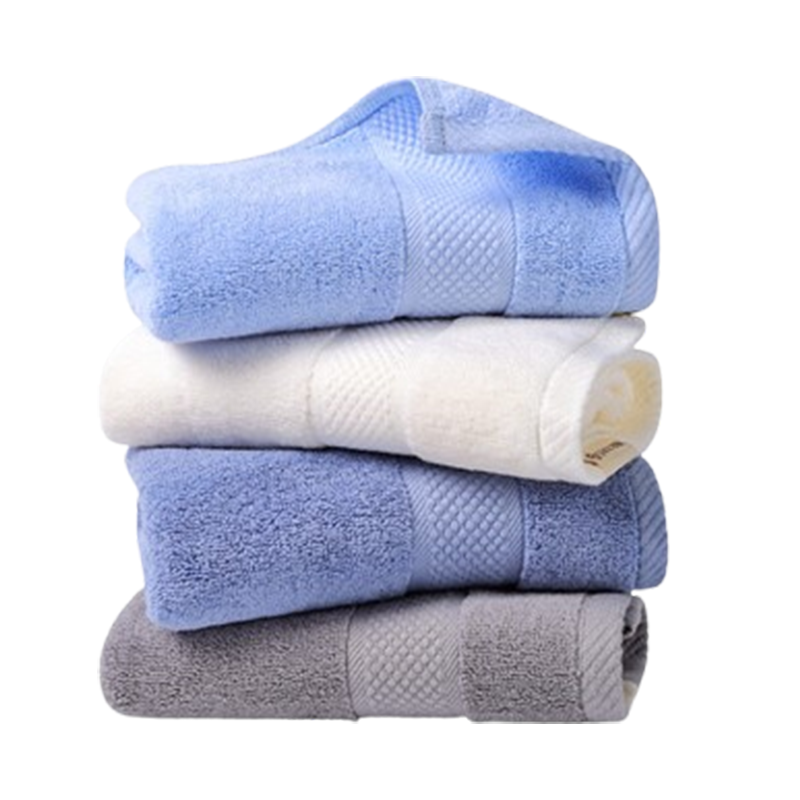 洁丽雅毛巾4条装72*34cm家用吸水洗脸巾舒适亲肤加厚吸水W0355(颜色随机)