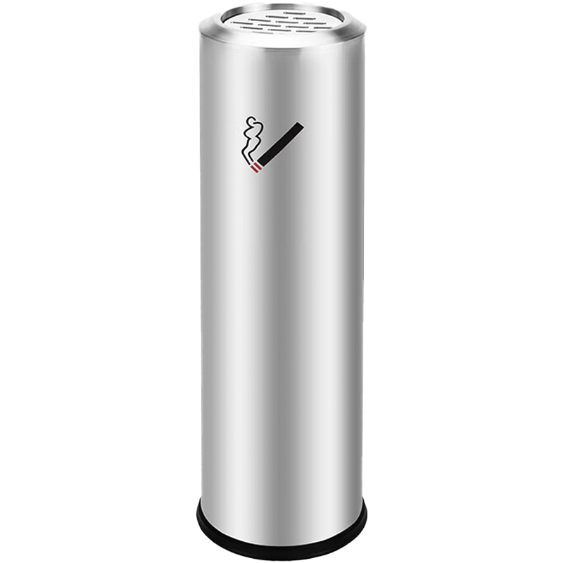 老房太太 不锈钢立式烟灰柱 225*740mm 室外烟头灭烟柱 烟蒂柱 室内烟灰垃圾桶 L301/个