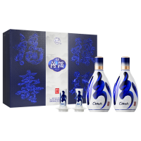 [官方正品]山西杏花村酒 53度青花20汾酒500ml*2瓶 白酒礼盒