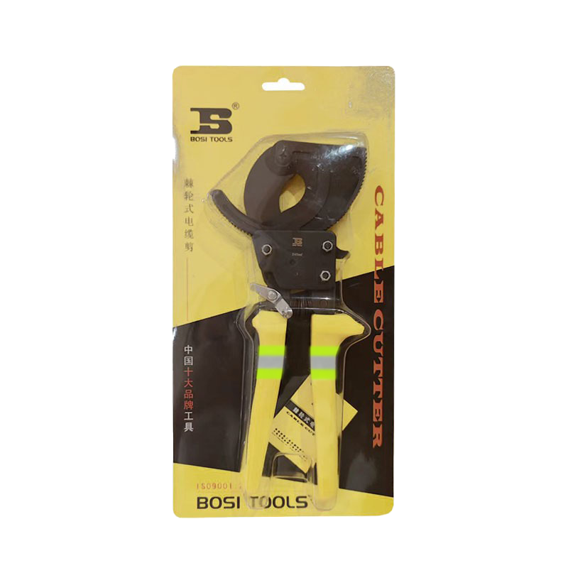波斯(BOSI) 荧光系列棘轮式电缆剪 φ32/240mm² 把