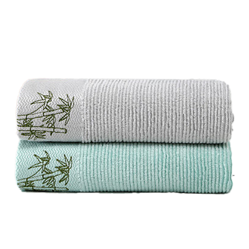 天琴毛巾礼盒34*74*2条柔软舒适强韧耐用竹语TQ-Y130(颜色随机)