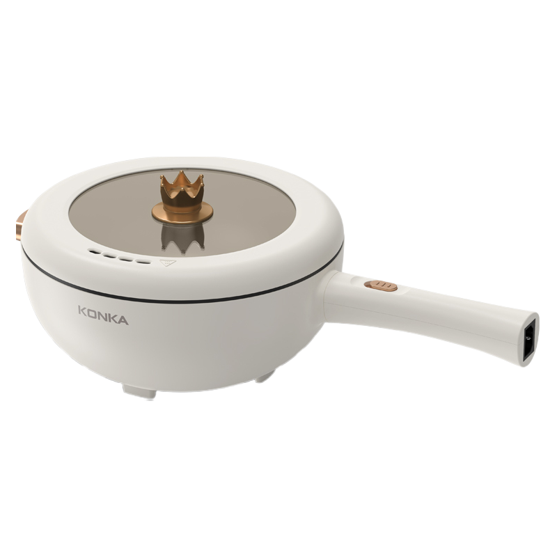 康佳电炒锅4L隔热防烫易收纳易清洗KDCG-1501-W