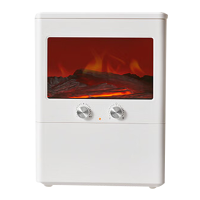 OLAYKS立时加湿器3L壁炉氛围灯陶白色OLK-JSQ02