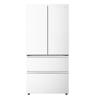 美的(Midea)熊墩墩Pro600L法式四开门冰箱超薄嵌入式双系统除菌制冰大容量BCD-600WUFIPZM(E)