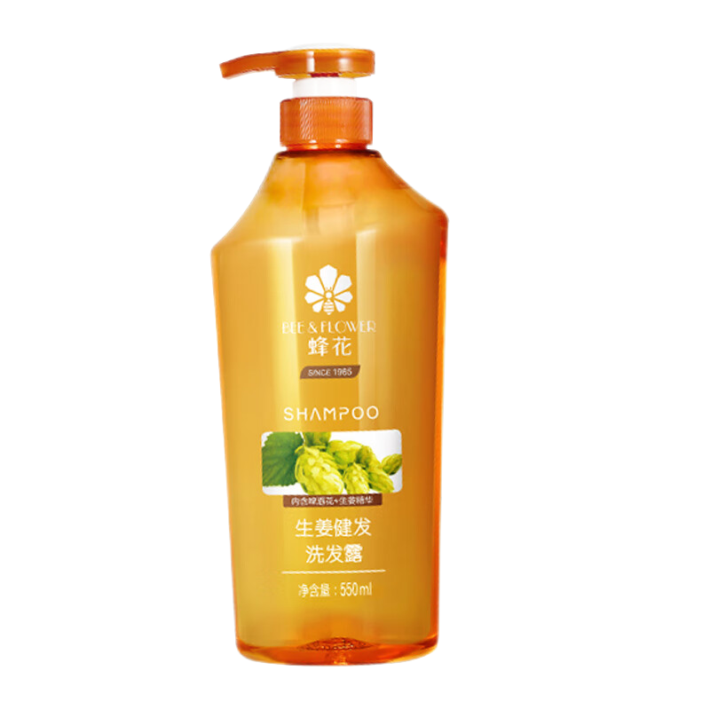 蜂花(BEE & FLOWER)生姜健发洗发露750ml装洗发水