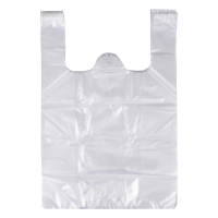 炯毅 一次性透明塑料袋批发商用大小号背心食品外卖打包方便袋子手提袋 食品袋 45cm*55cm 50个/捆