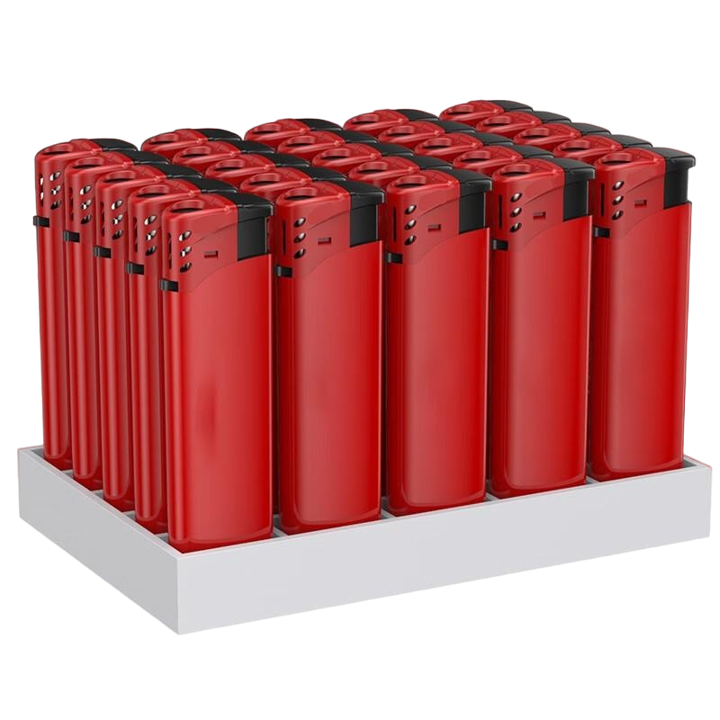 秦泰(Cqint) 飓风系列 防风打火机(计价单位:组) 黑红色 25个装