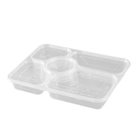 一次性餐盒 五格 个