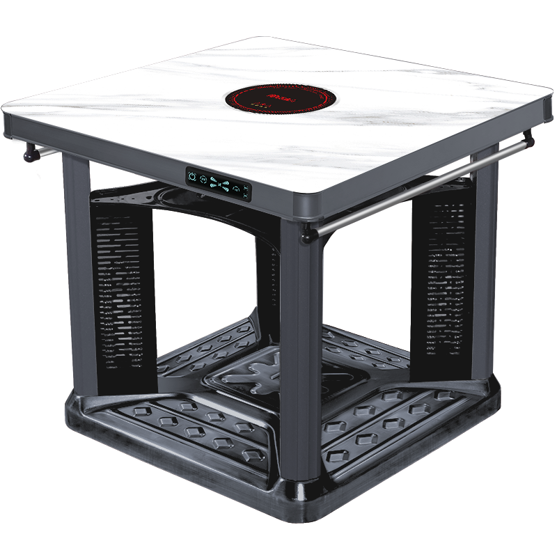 焱魔方T9岩板90带炉取暖桌正方形烤火桌电暖桌电烤桌电烤炉电暖炉烤火炉取暖炉家用电炉子电炉桌电热桌子多功能取暖器植绒防烫