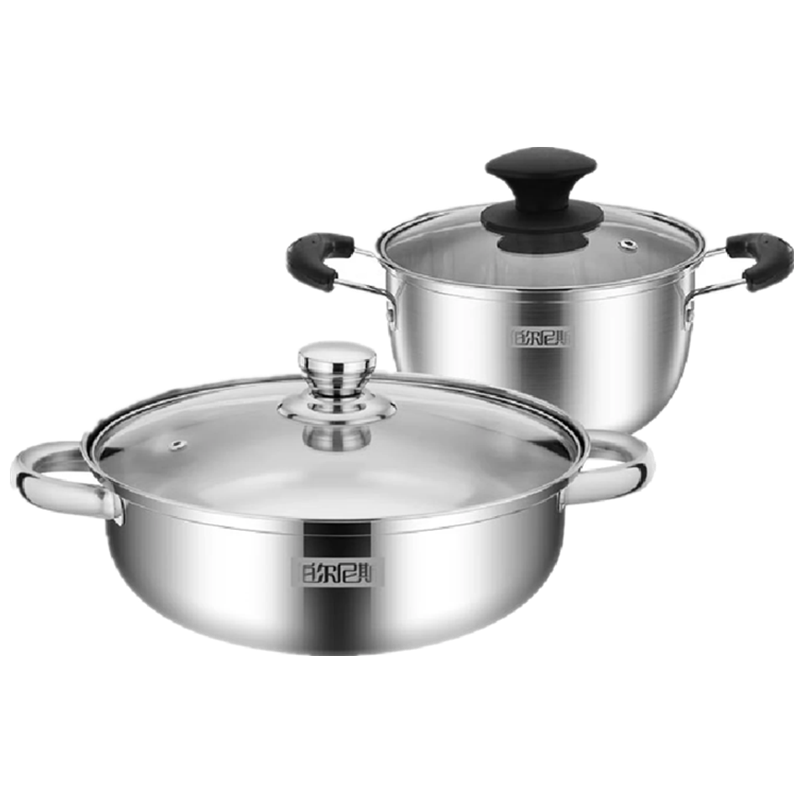 伯尔尼斯铁素体不锈钢菲卡森两件套BENS-361火锅28cm汤锅18cm