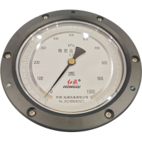 红旗 精密压力表轴向带边定制检测款 Y150 0-1000KPA 块