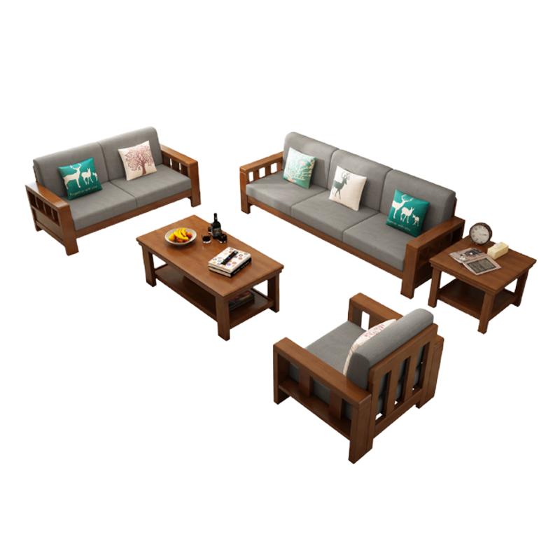 逐鹿中原木扶手沙发组合MY0344(规格款式可选)颜色可选