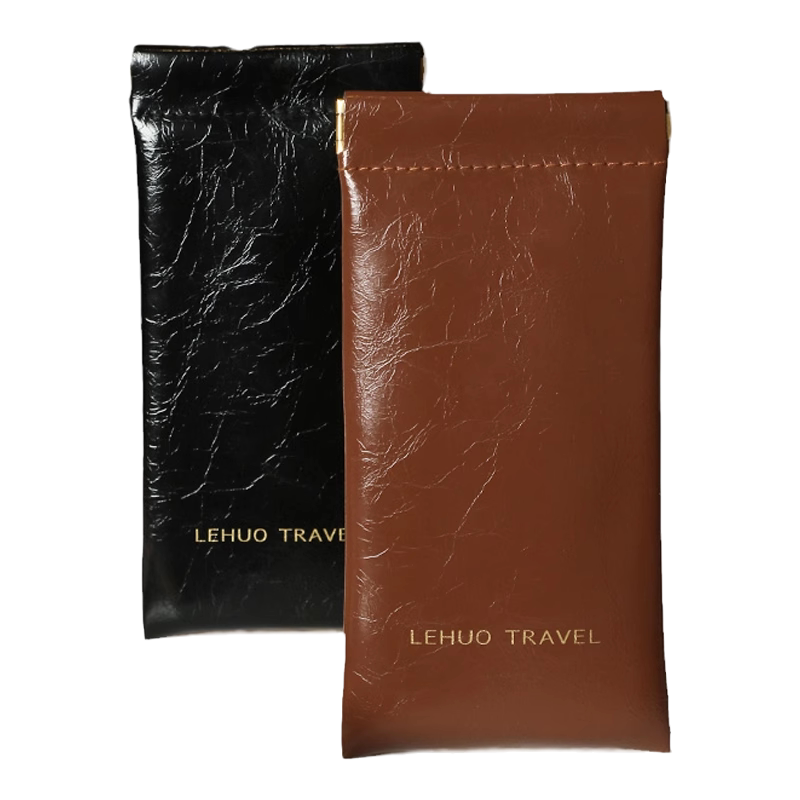 眼镜收纳袋墨镜太阳镜抗压便携保护盒自动闭合弹片眼睛收纳包1085