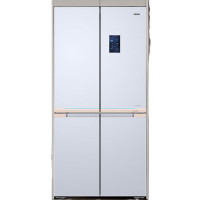 海尔十字对开门冰箱BCD-618WLHTD2IS4U1 618升三星级变频钢化玻璃净味杀菌自动除霜